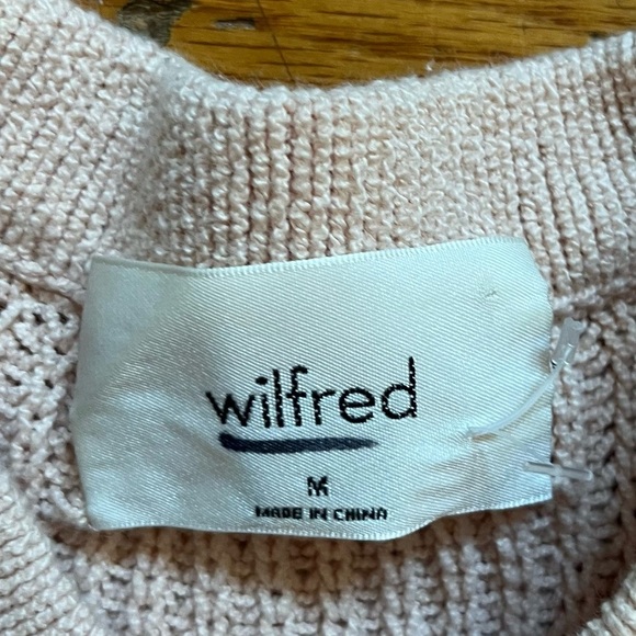 Wilfred Light Pink Crochet Sleeveless Dress A7 - Picture 3 of 4